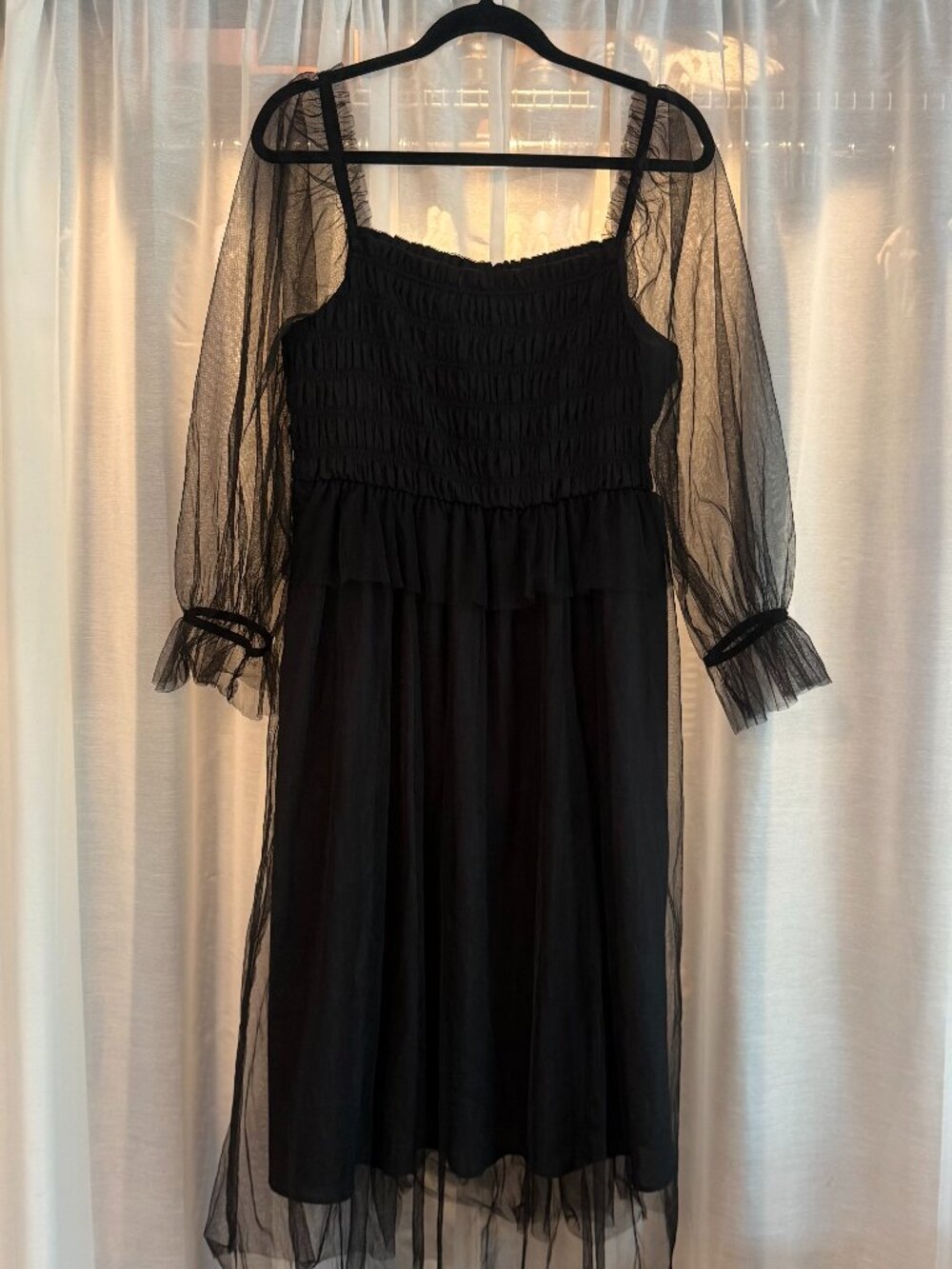 Sandy Liang for Target Smocked Tulle Dress